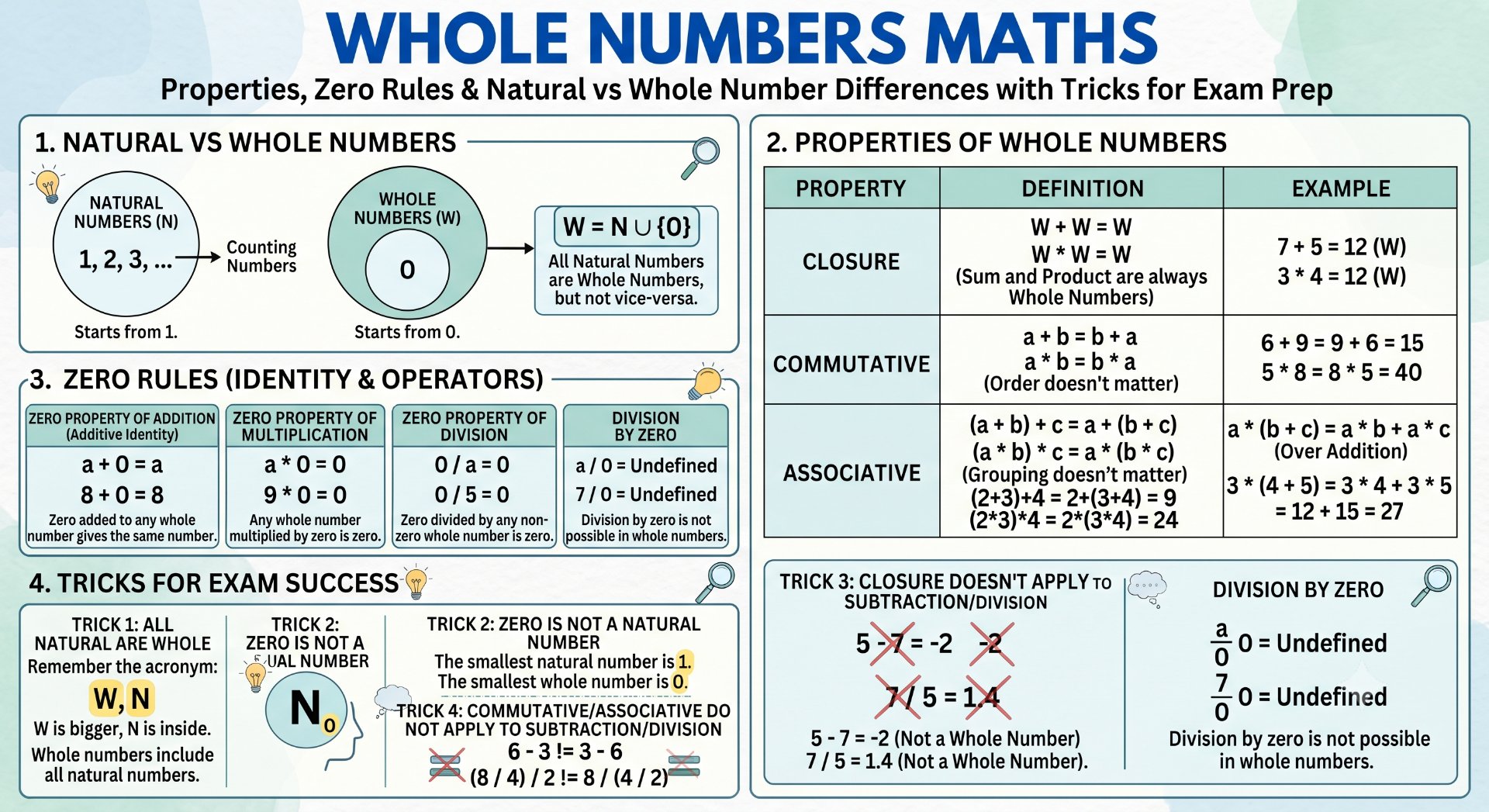 Whole Numbers Maths